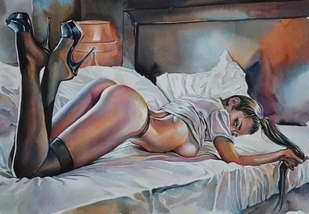 Hott e diversão sexy de desenho animado