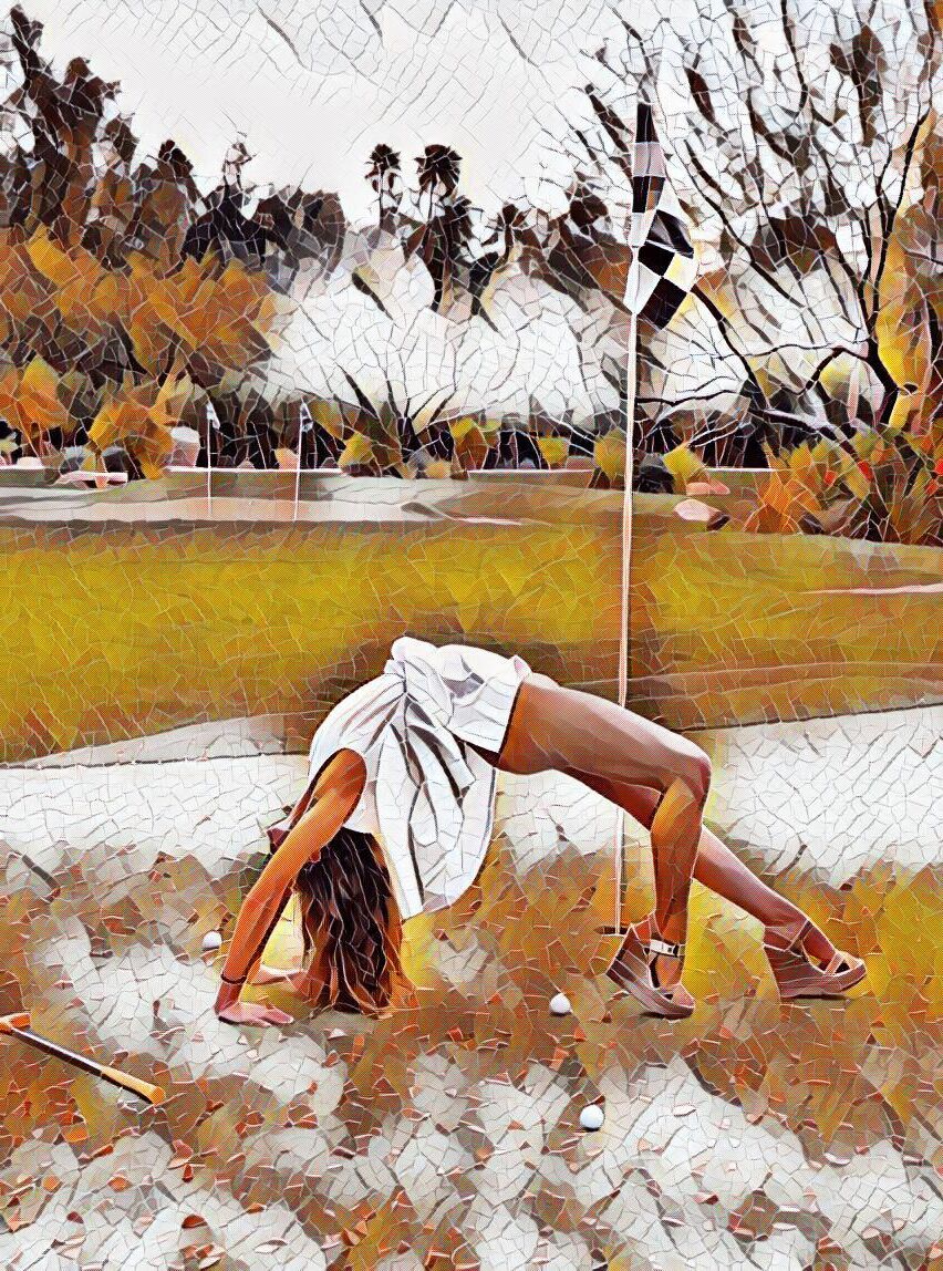 Dreaming of nude sexy ladies on the golfcourse#