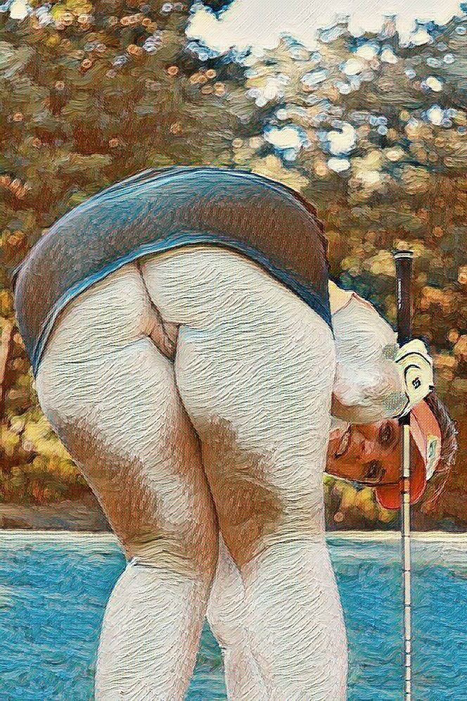 Dreaming of nude sexy ladies on the golfcourse#