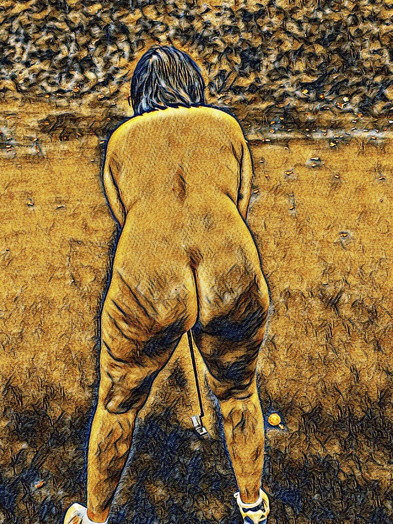 Dreaming of nude sexy ladies on the golfcourse#