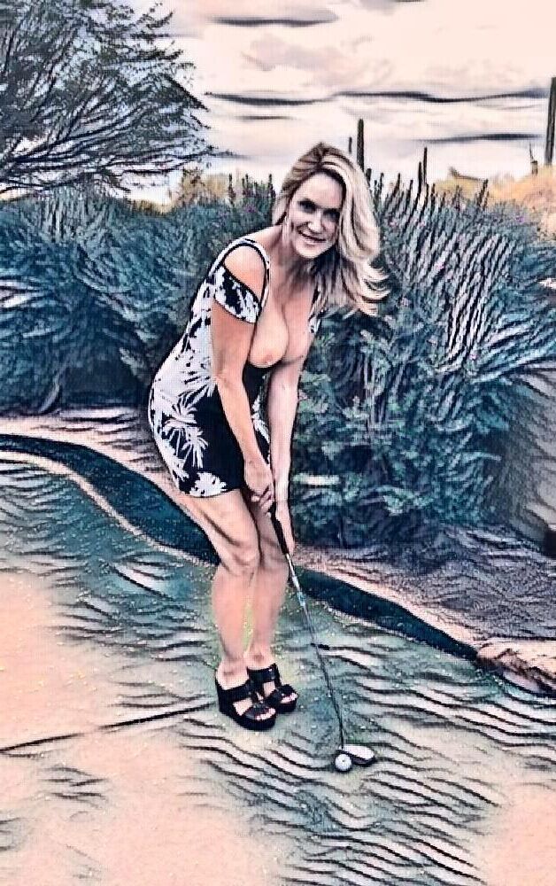 Dreaming of nude sexy ladies on the golfcourse#