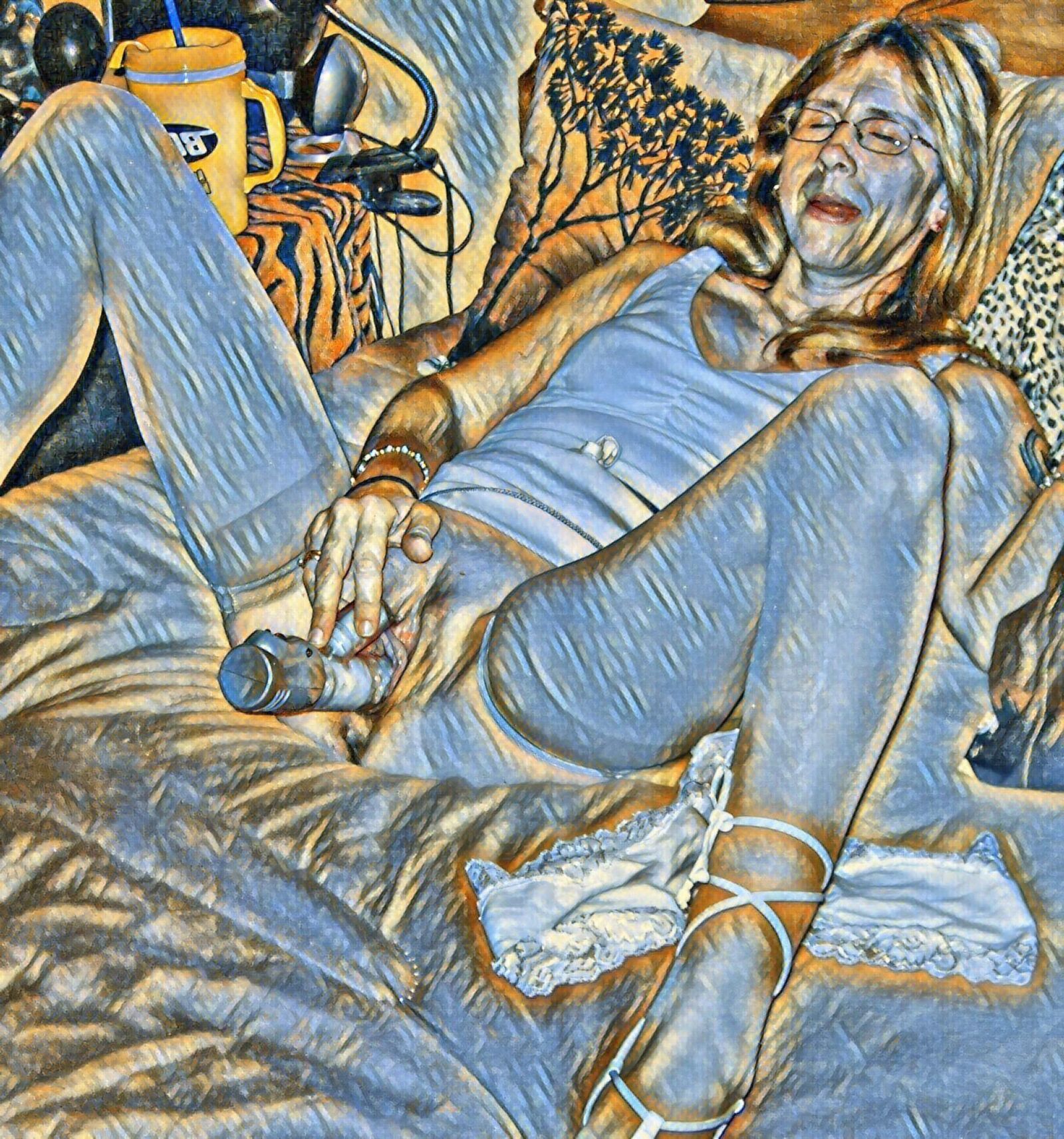 Senhores sexy com óculos