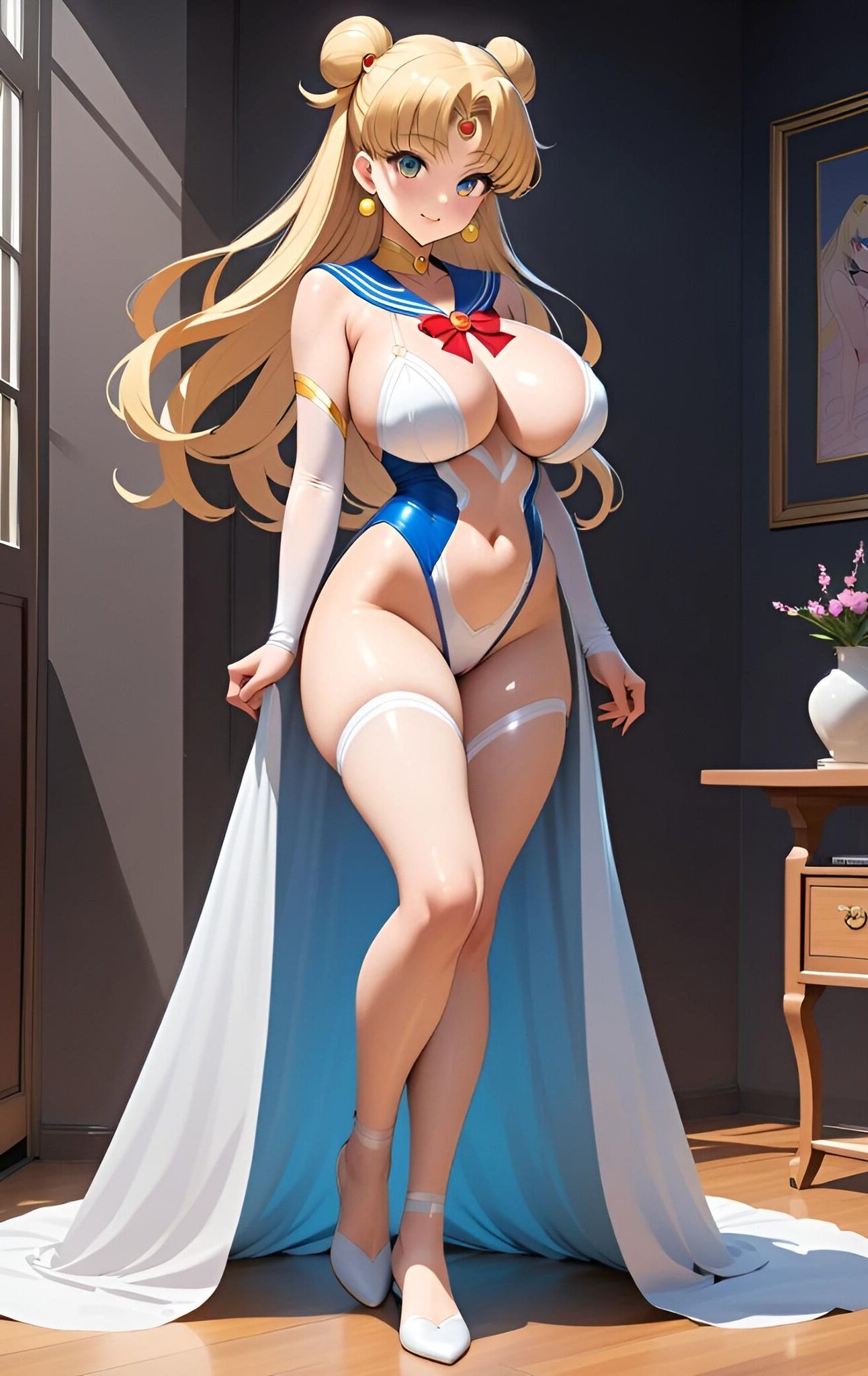 Sailor Moon Cartoon desnudo
