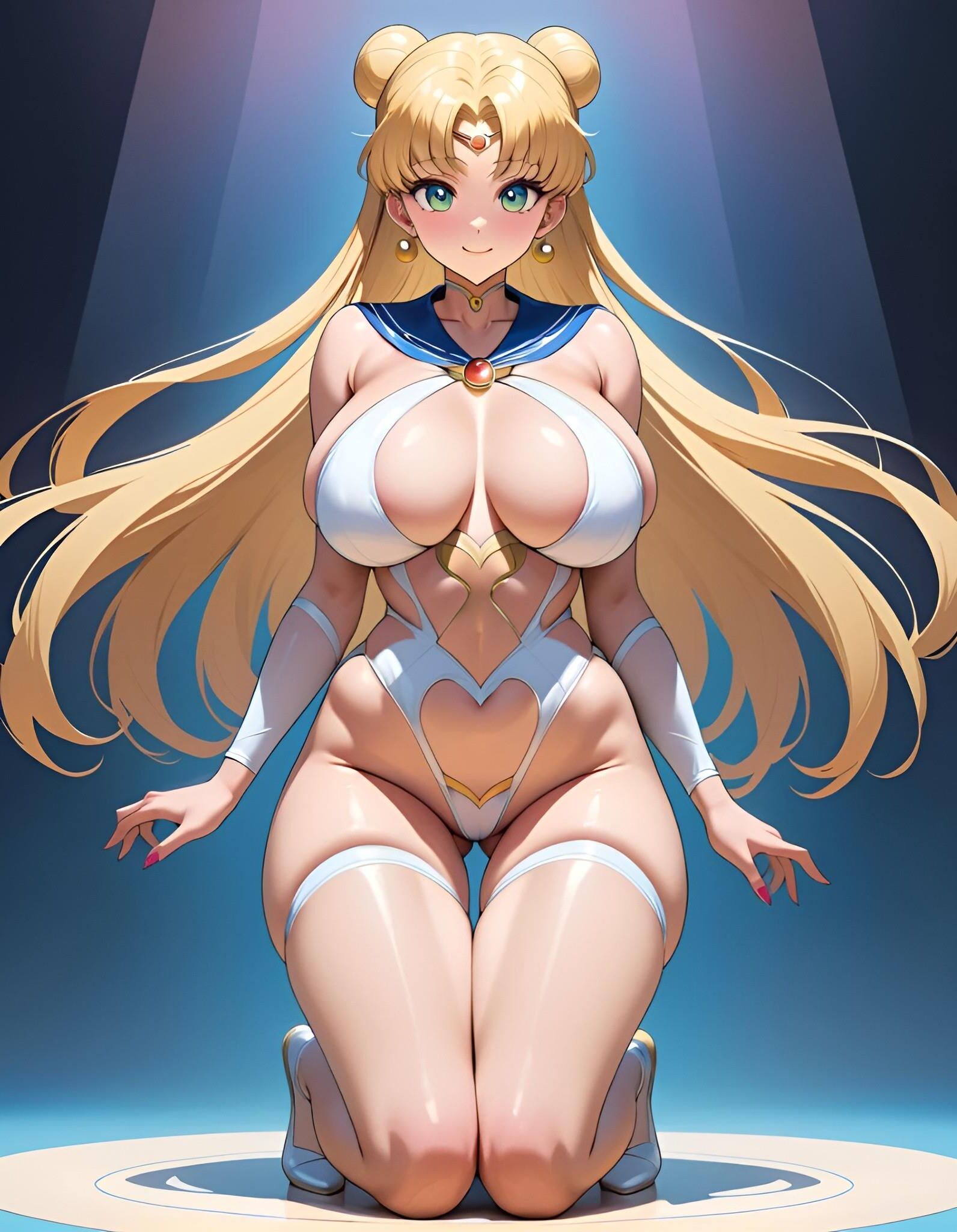 Sailor Moon Cartoon desnudo