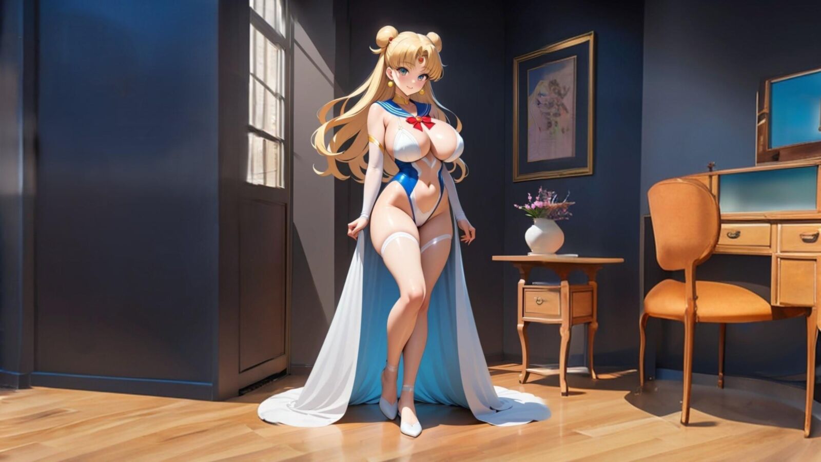 Sailor Moon Cartoon desnudo