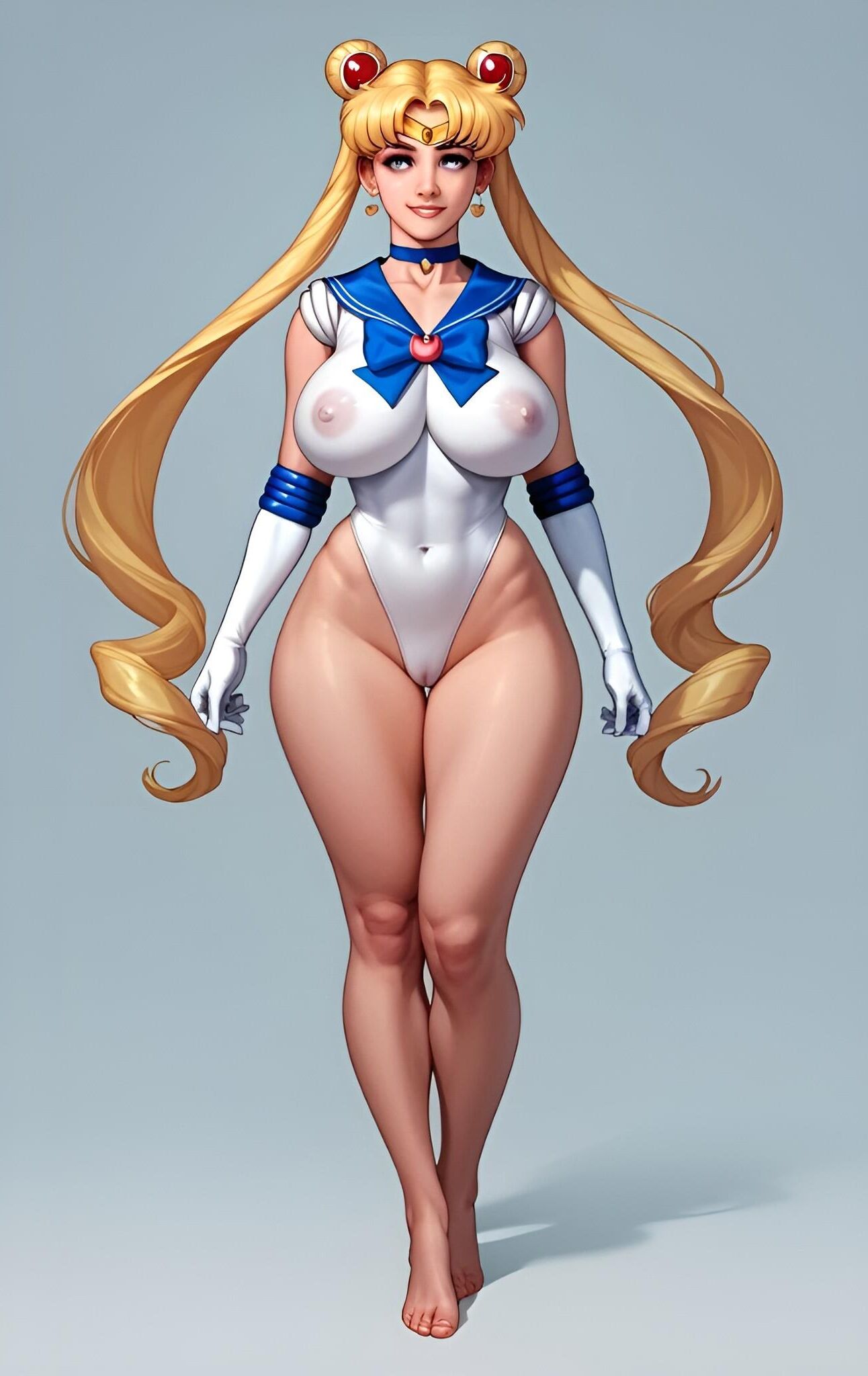 Sailor Moon Cartoon desnudo