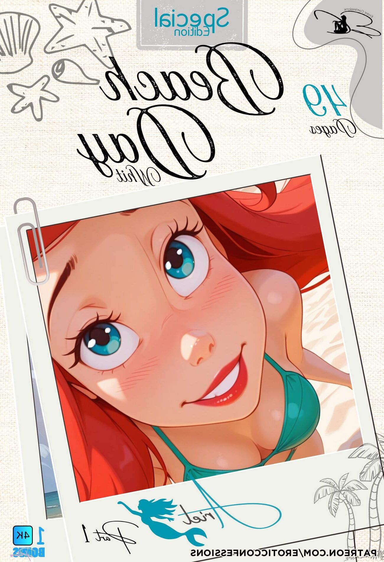 Beach Day Whit Ariel