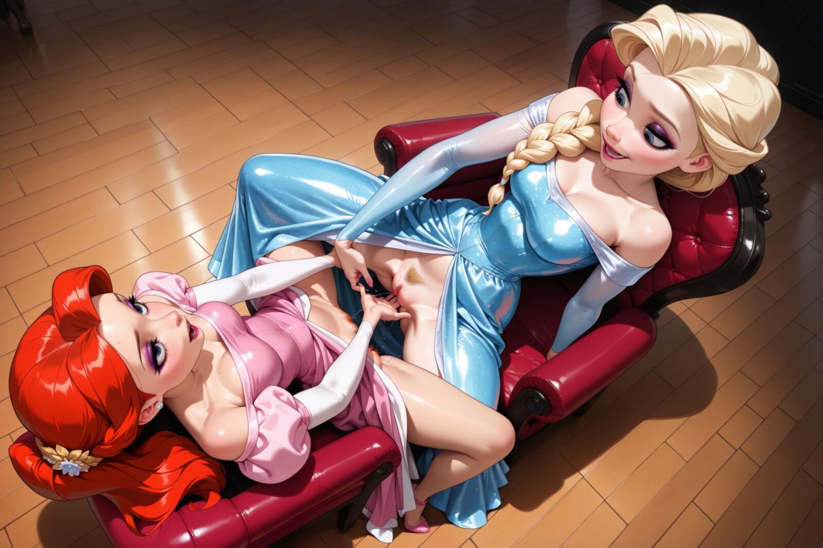 Princess Playtime Elsa X Ariel