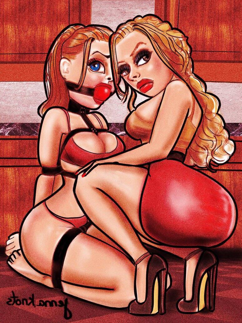 Lesbian Bondage Art Collection #