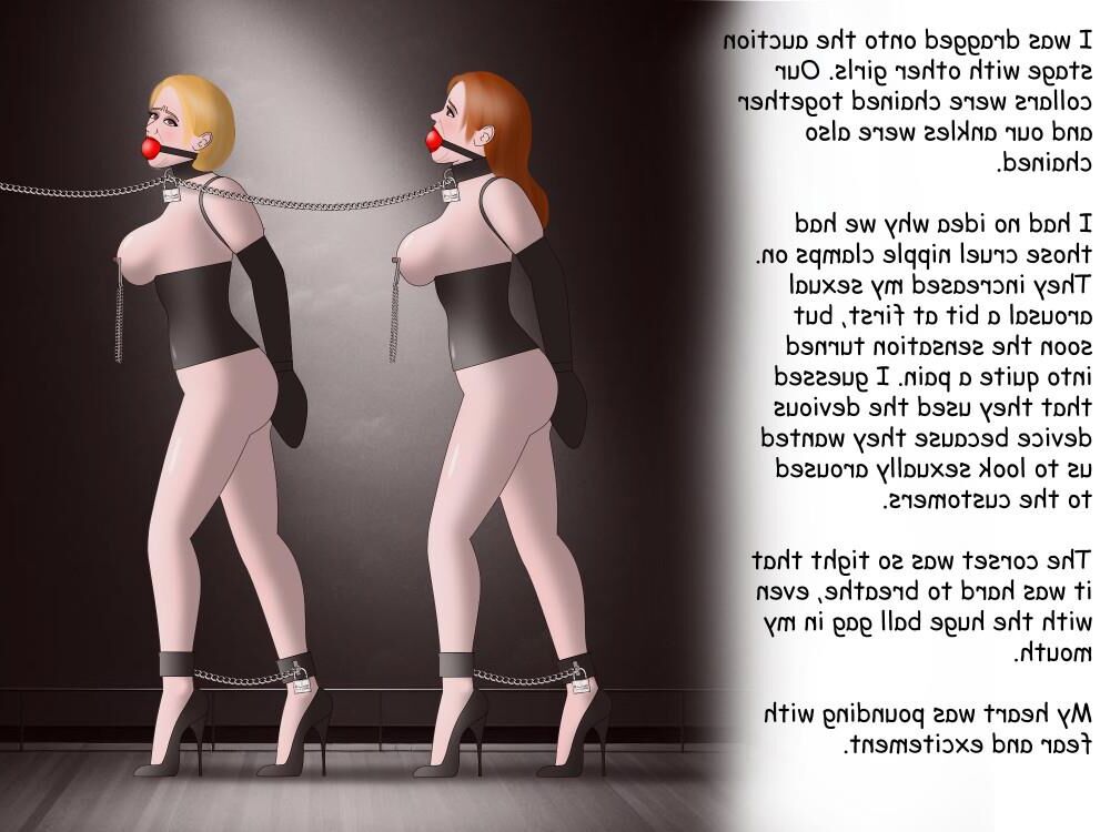 Bondage Cartoon & D women in BDSM troubles 