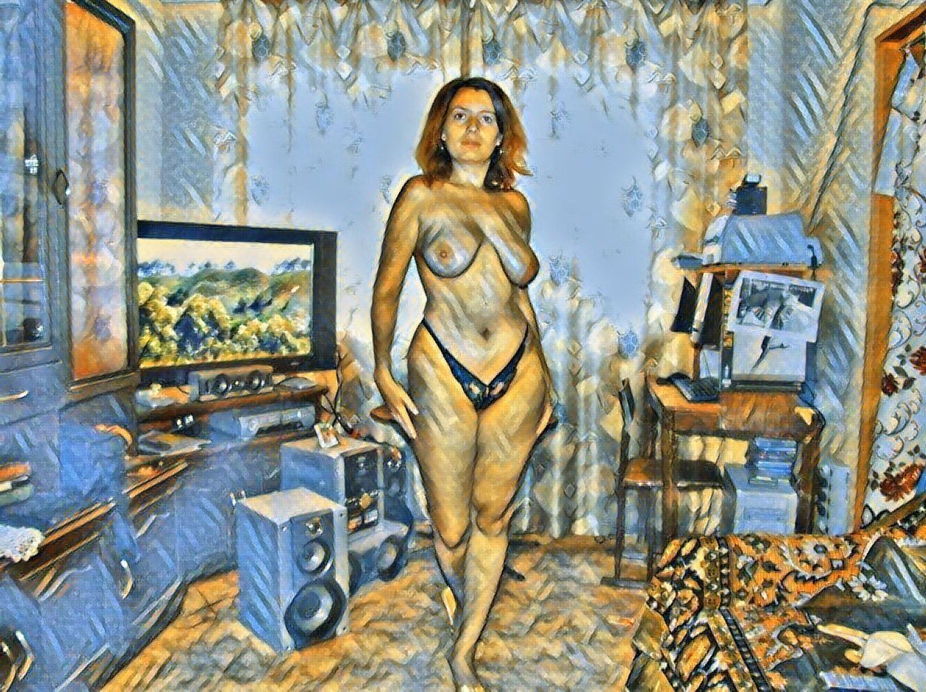 Soñando con damas poses calientes