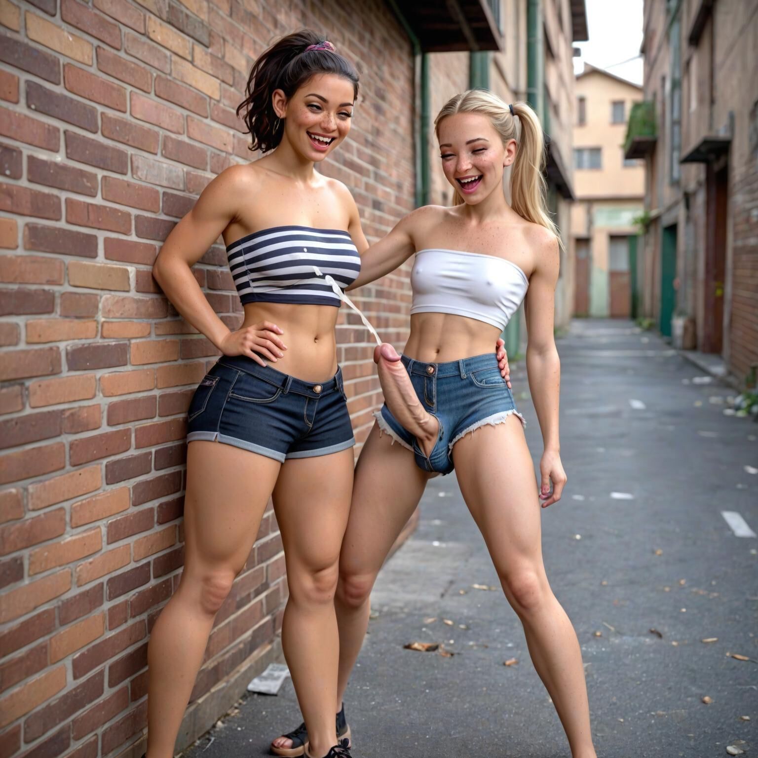 Trans ai Cheer e Back Alley Cum