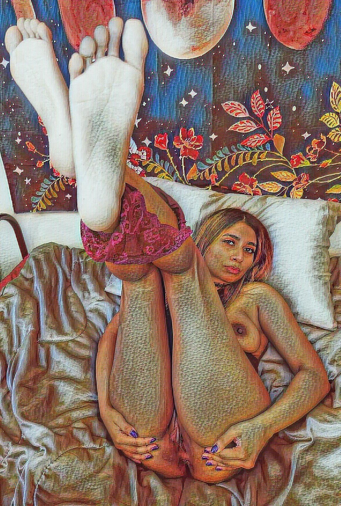 chicas cachondas con las piernas arriba