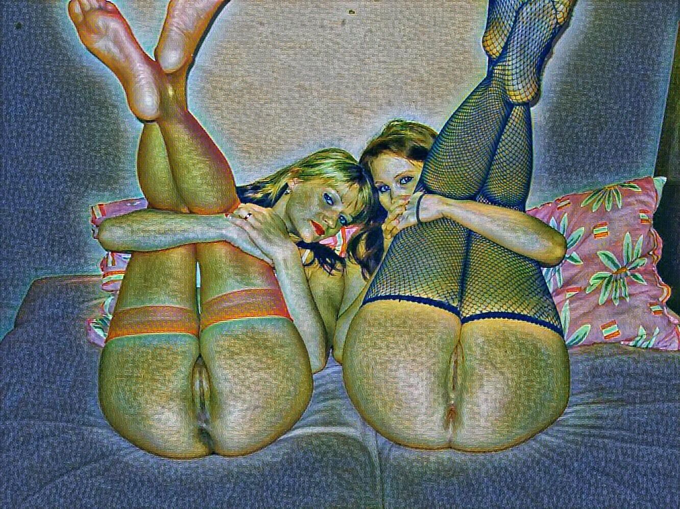 chicas cachondas con las piernas arriba